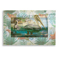 Pelican Paradise Acrylic Glass Wall Art, 16"x12" P43951