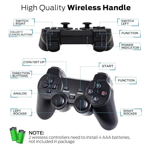 Wireless Retro Game Console with 20000+ Built-in Games X958028