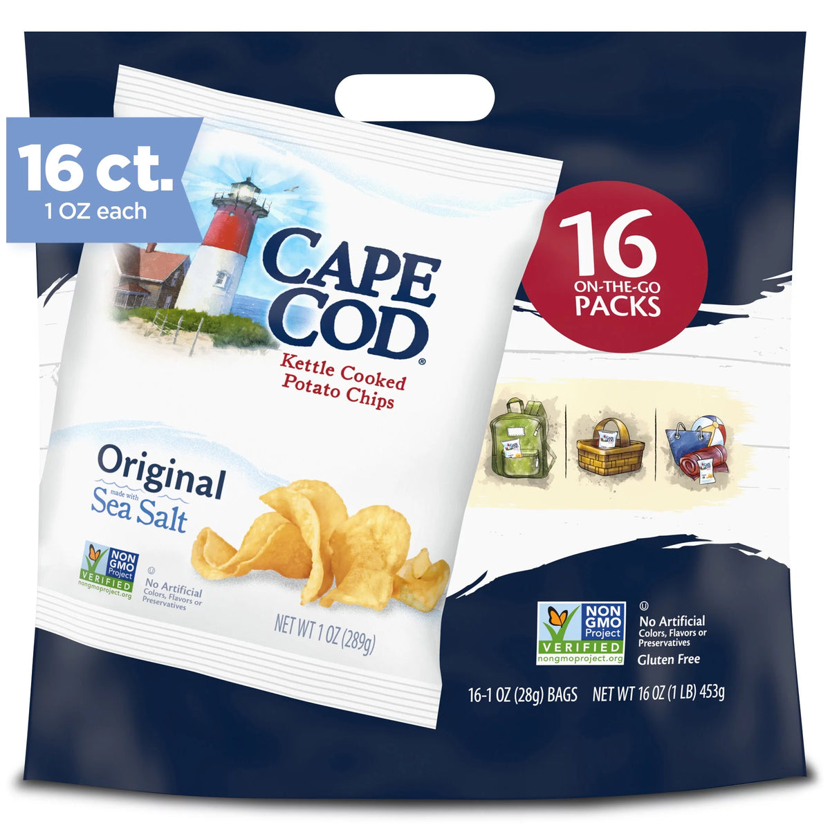 Original Kettle Chips Snack Bags 16 Ct Z798903