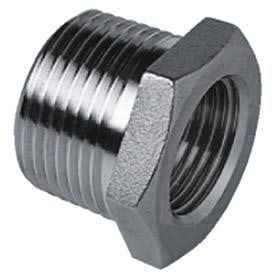 Cast Pipe Fitting Hex Bushing 1-1/2x22 x 3/4x22 NPT Male x Female - Pkg Qty 25 Y51760