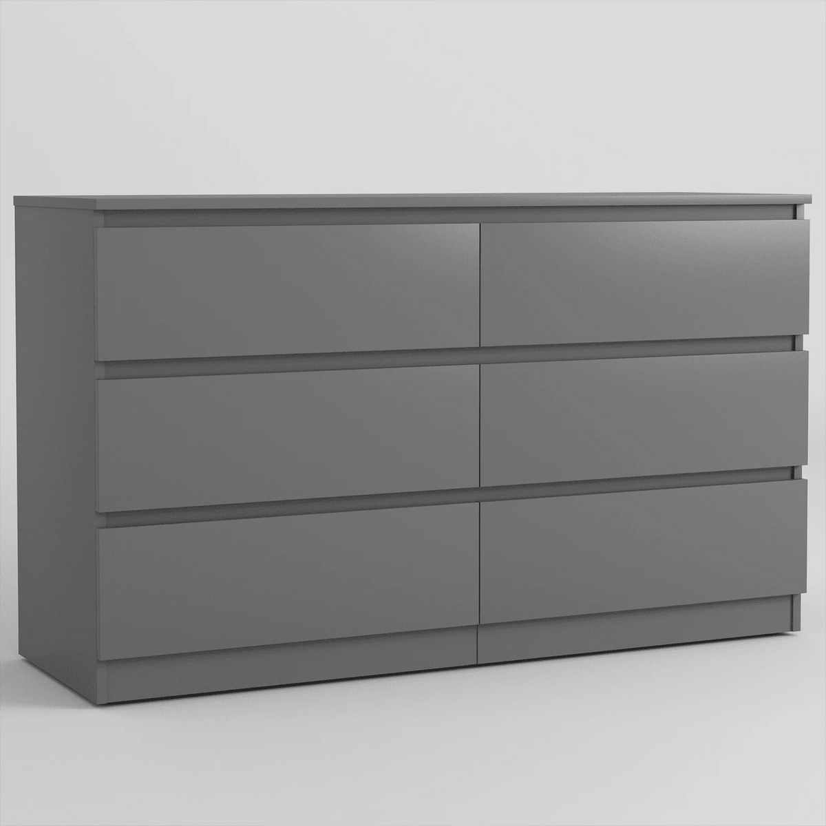 White 6 Drawer Dresser Z9968