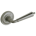 2 in. Pair of Colonial Estate Levers Without Rosettes, Distressed Antique Nickel L380
