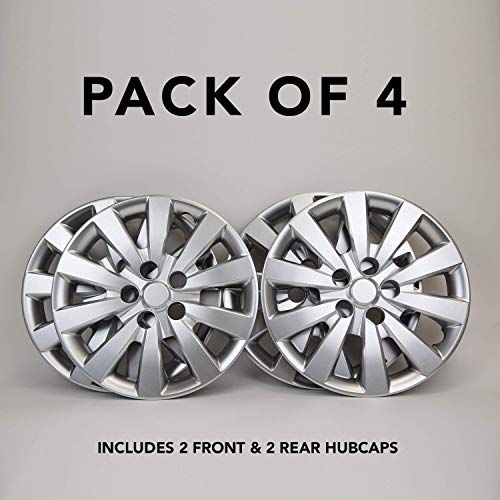 16-Inch Matte Black Wheel Covers (Set of 4) Y261
