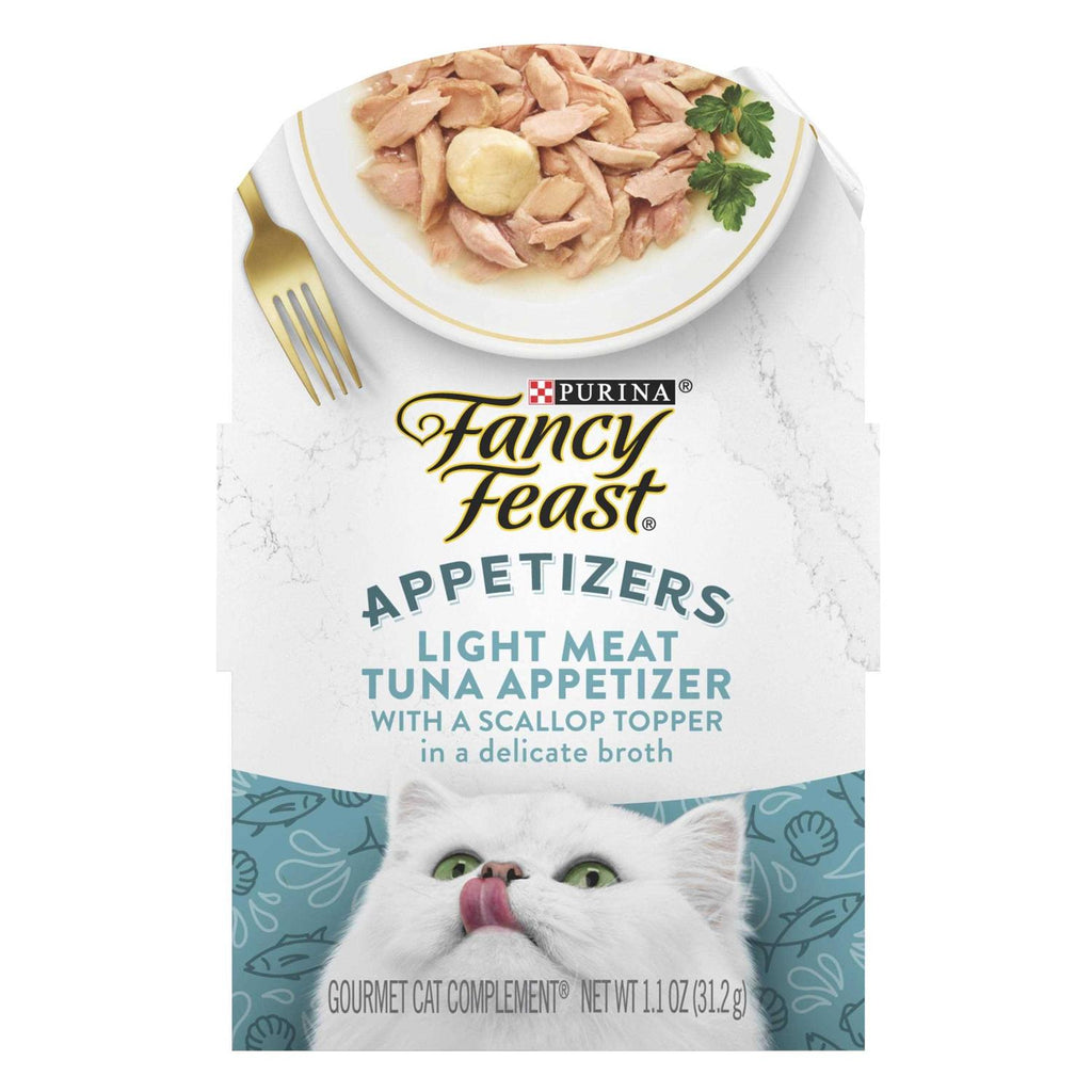 Wet Cat Food Complement Light Meat Tuna with Scallop Topper F989