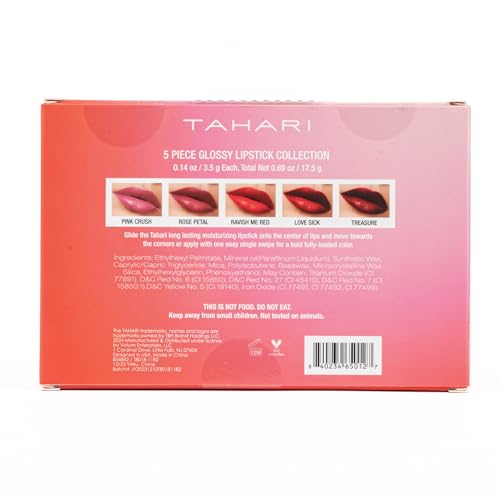 5 Piece Lipstick Set (Red) D424054