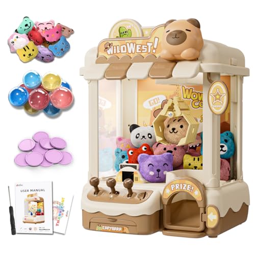 Mini Claw Machine with Plush Toy and Capsule C6752
