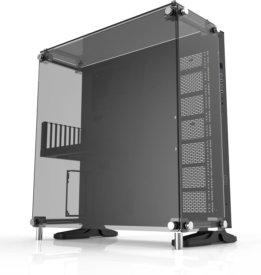 Black ATX Mid Tower Open Frame Computer Case U58806