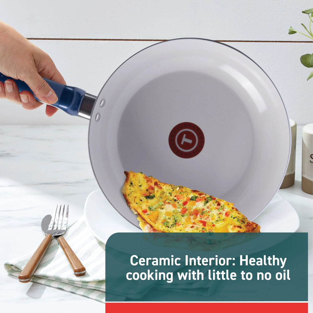 14-Piece Ceramic Non-Stick Cookware Set D229528