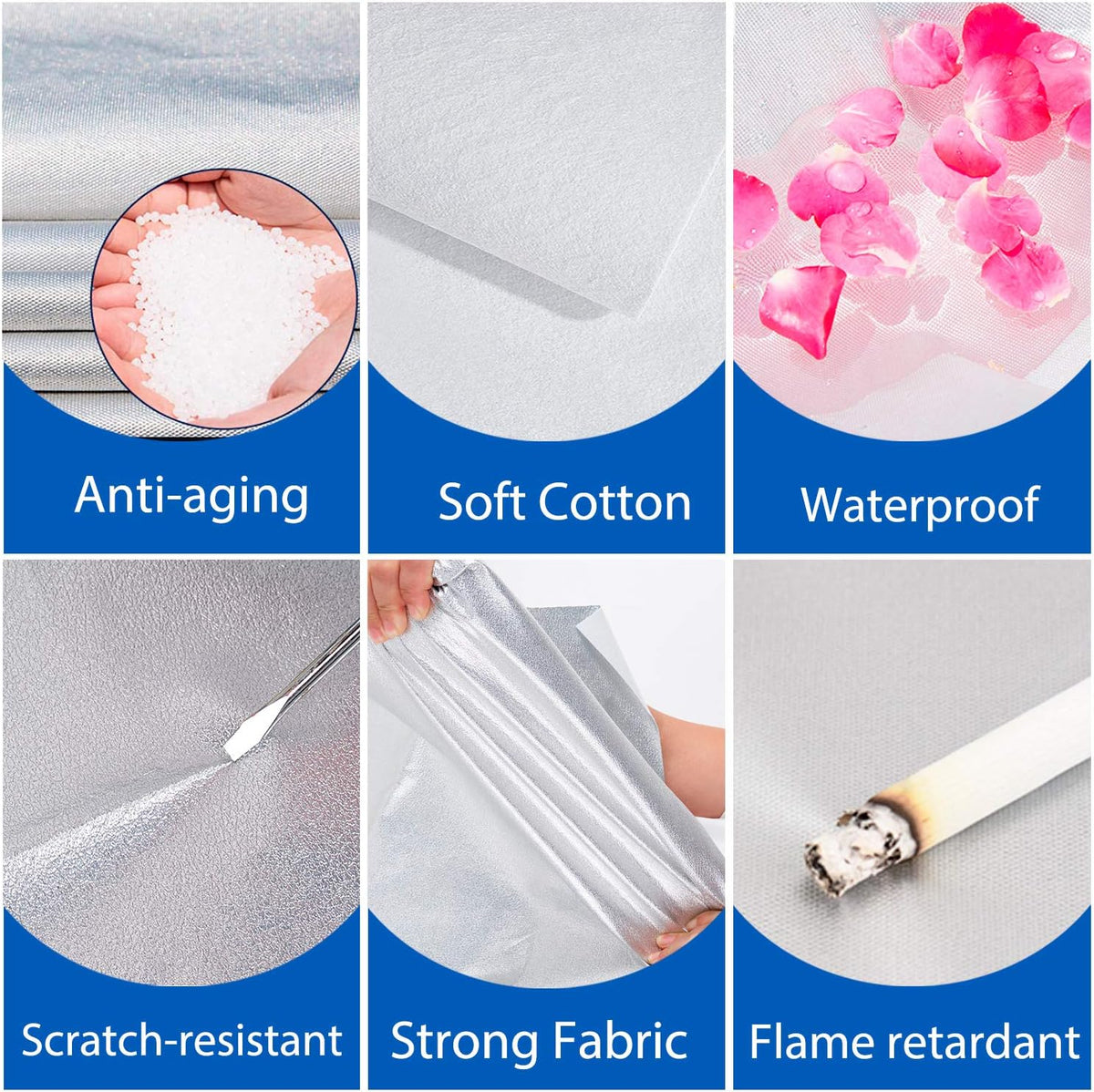 6 Layers Waterproof SUV Car Cover with Zipper Door U89803