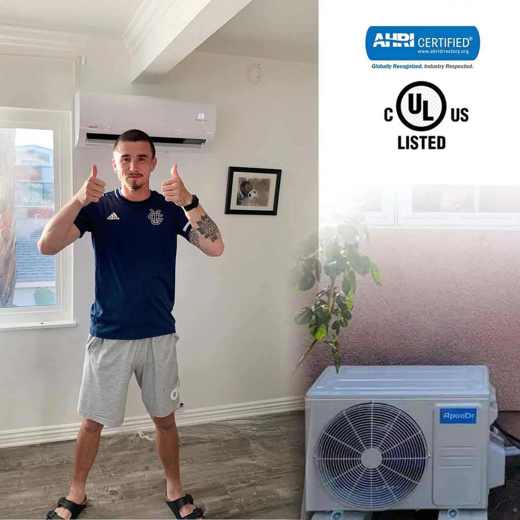 12000 BTU Mini Split Air Conditioner with Heat Pump J469