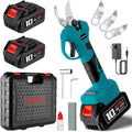 Electric Pruning Shears Cordless with 2 PCS Rechargeable 2.6Ah Lithium Battery and 3 Blades, 25mm Cutting Diameter B46205