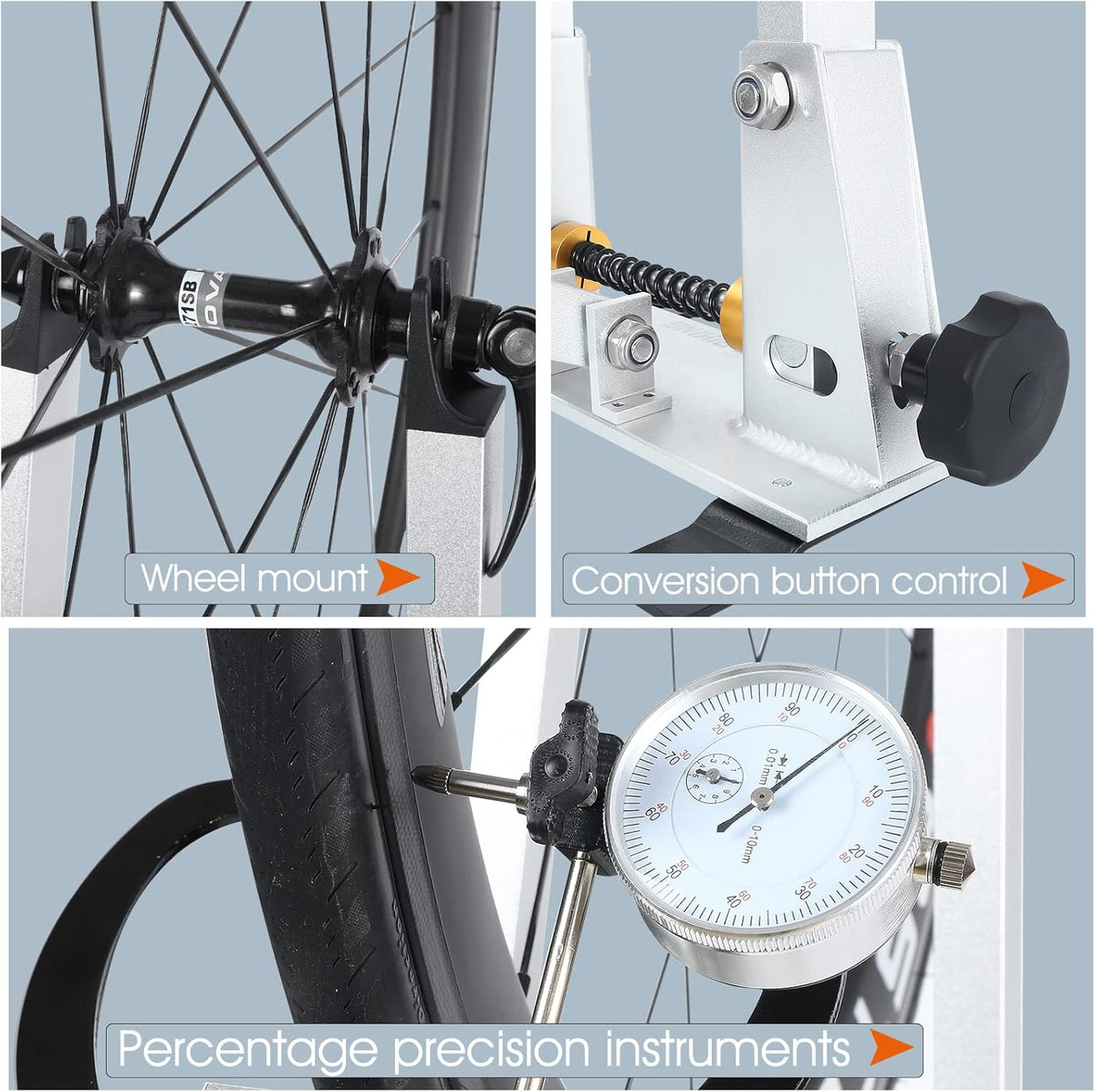 Wheel Truing Stand with Spoke Wrench for 16-29” 700C Bike Wheel G151680