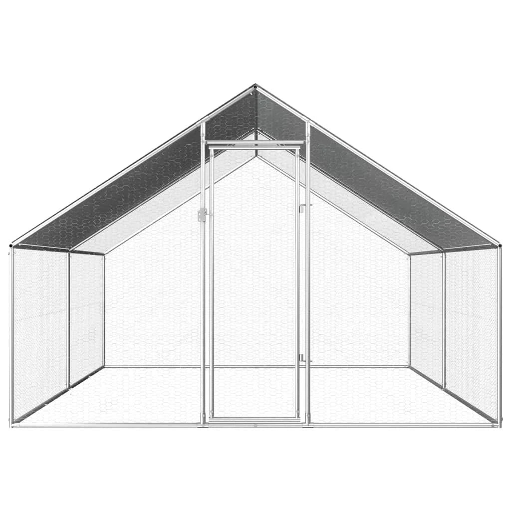 Galvanized Steel Outdoor Chicken Cage L60401