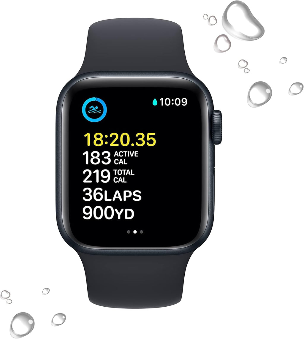 40mm Midnight Aluminum Case Sport Band Smartwatch I608