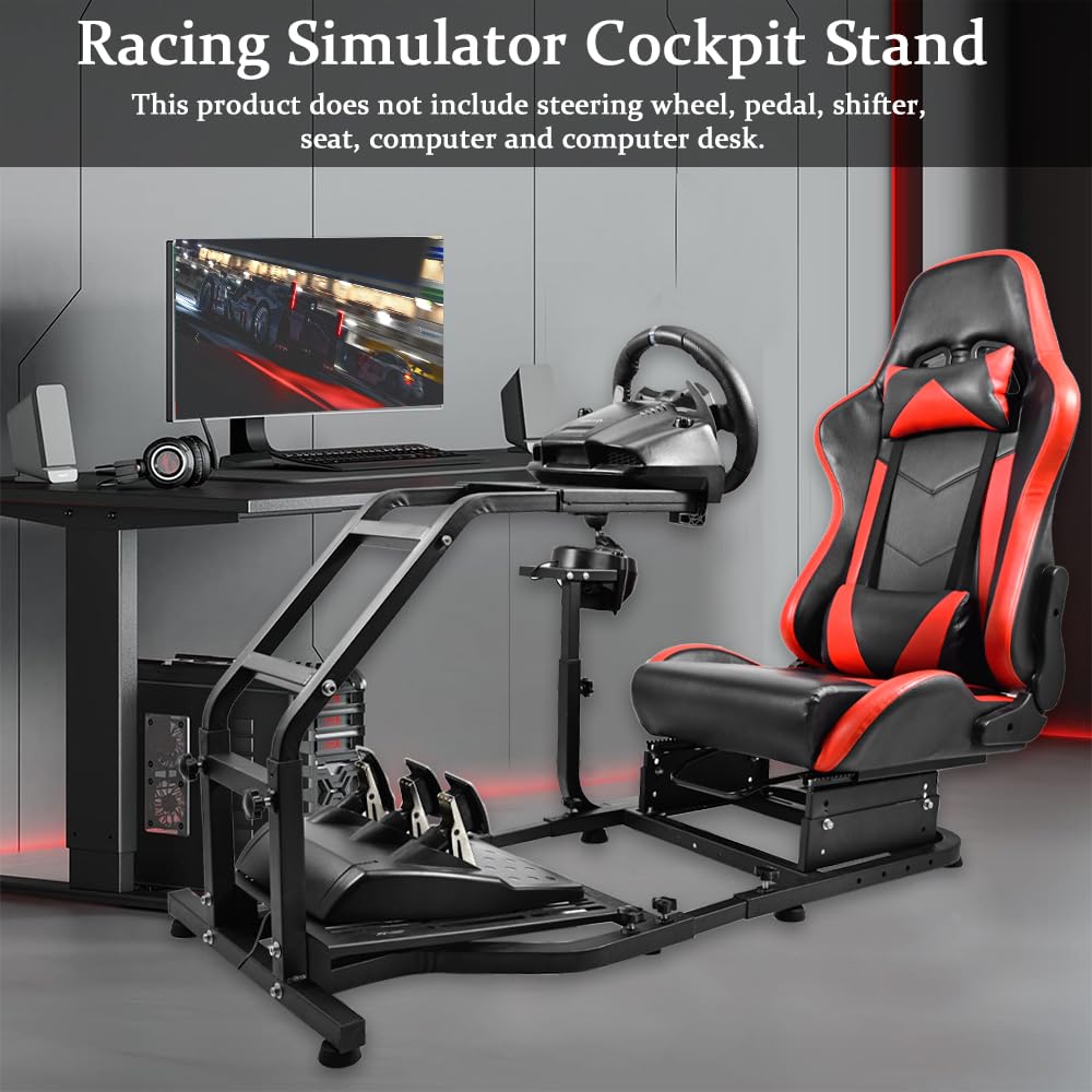 Racing Simulator Cockpit with Gaming Seat K81584