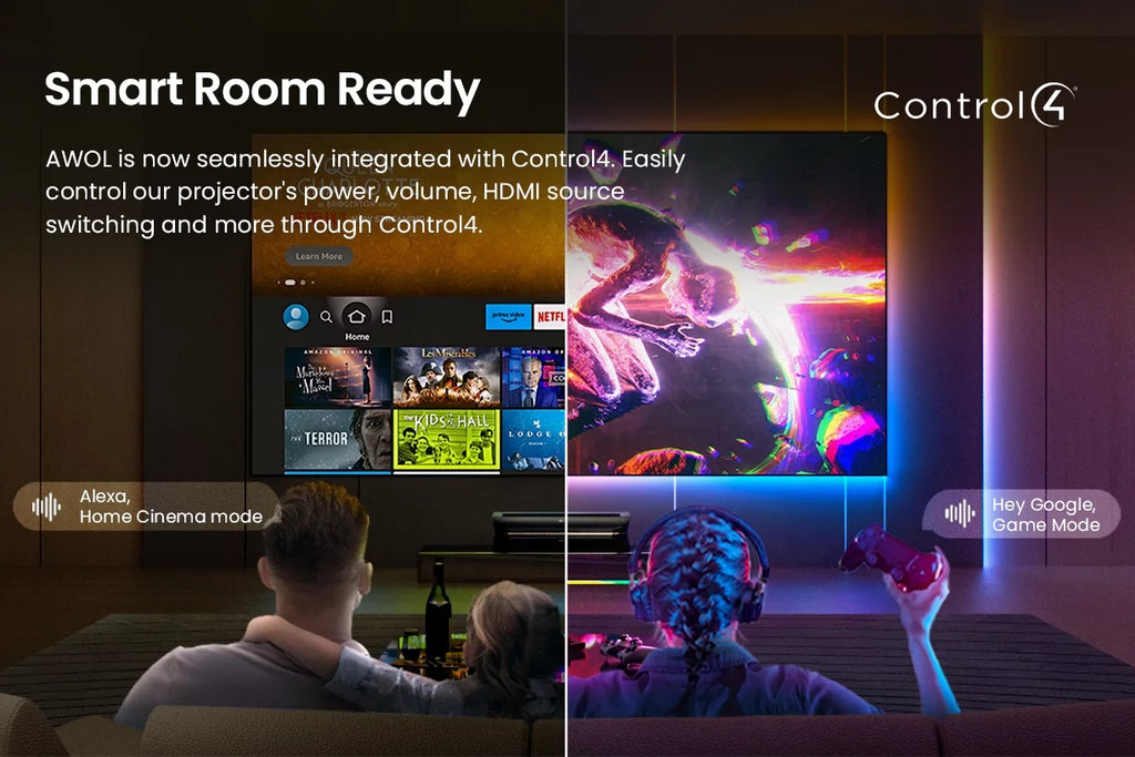 4K UHD Ultra Short Throw Triple Laser Projector with 2600 Peak Lumen G960