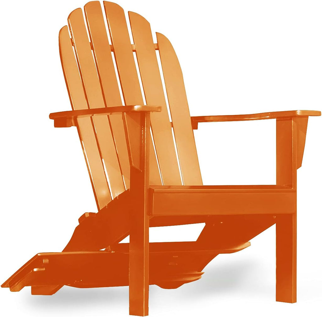Yellow Adirondack Chair with Tray Table F569