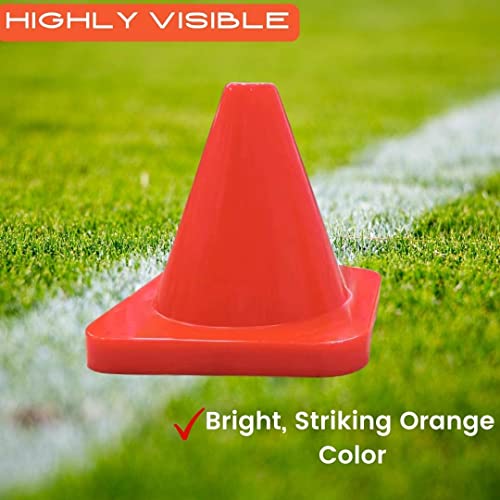 Set of 12 Heavy Duty Agility Training Cones C442154
