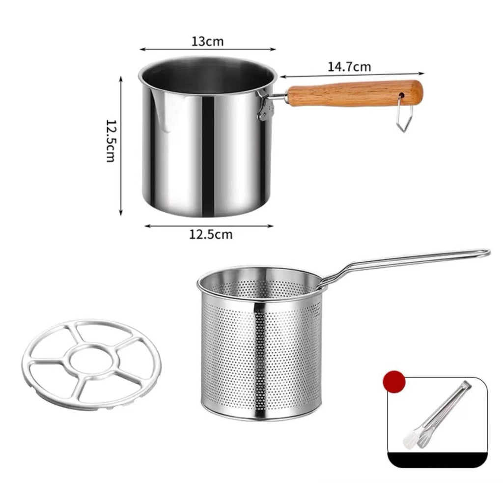 Deep Frying Pot with Strainer Basket with Handle C217652