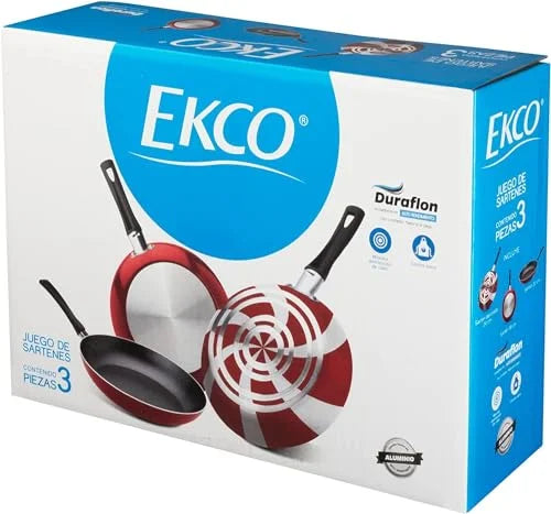 3-Piece Non-Stick Aluminum Frying Pan Set W117