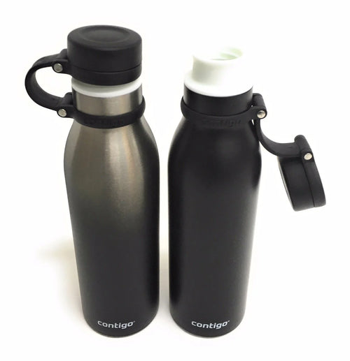 20 oz Stainless Steel Water Bottle 2-Pk Matte Black K634012