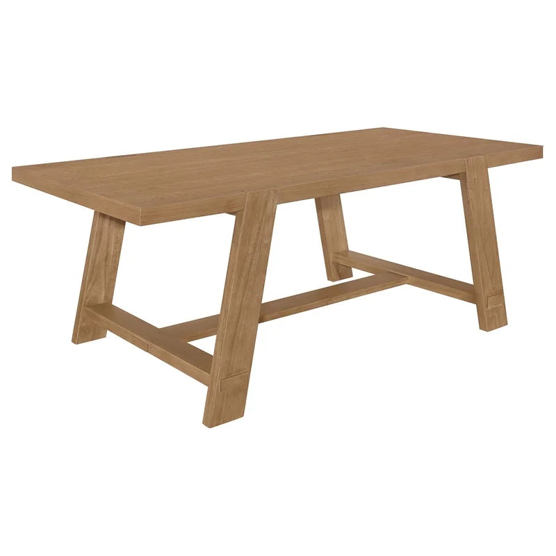 Brown 5-piece Wood Rectangular Dining Table Set X3480