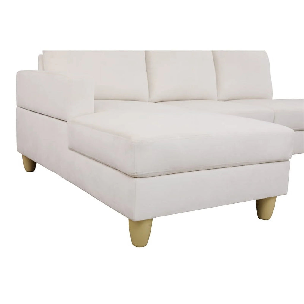 Cream White Sectional Sofa B580