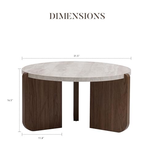 Vintage 2 Tier Wood Coffee Table with Drawers G2762