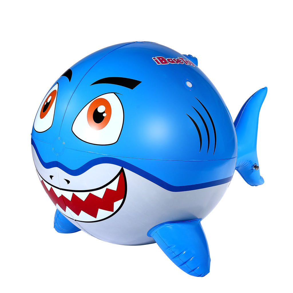 Inflatable Shark Sprinkler Water Ball 80x120cm W1579