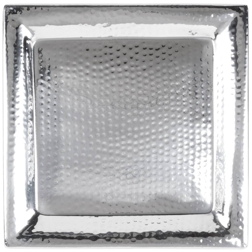 16x22 Square Hammered Tray T7314
