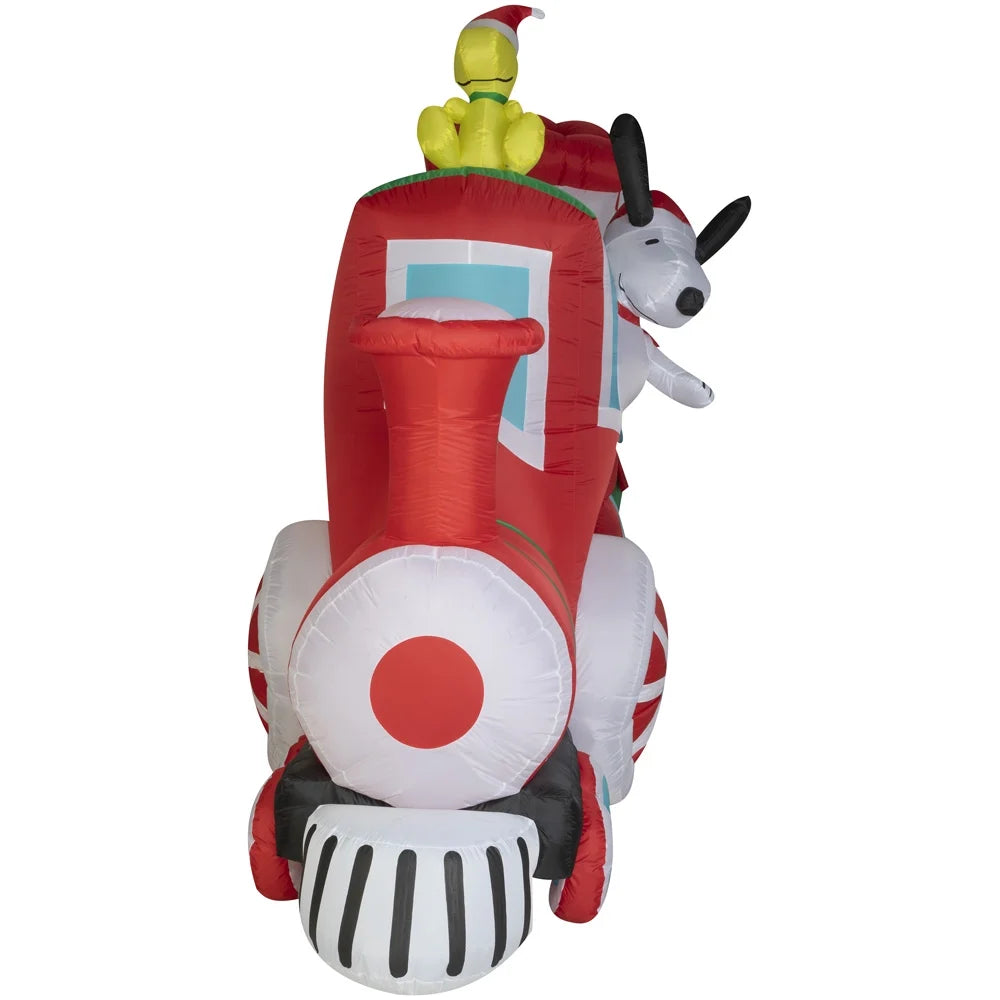 Christmas Airblown Inflatable Train Scene, 7.5 ft Tall, Multi B571368