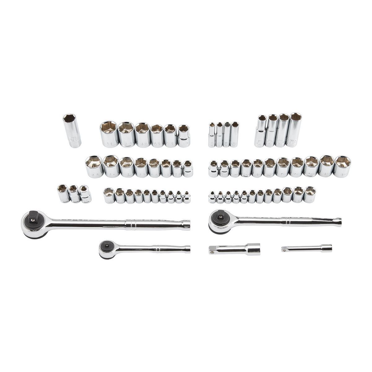 64-Piece SAE and Metric Socket Set O4477