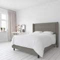 California King Gray Bed X2500