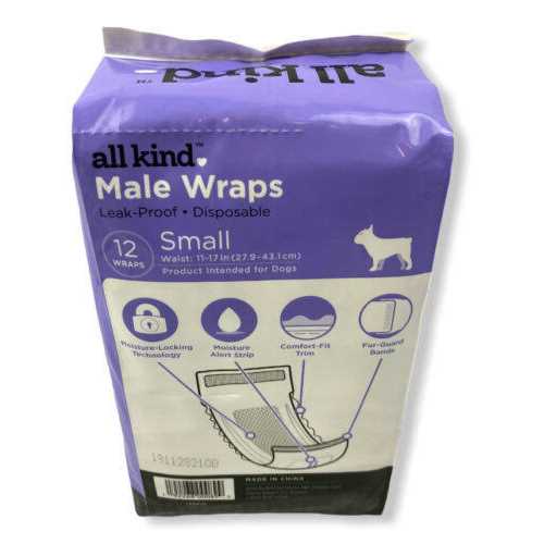 Disposable Male Dog Wraps B990214
