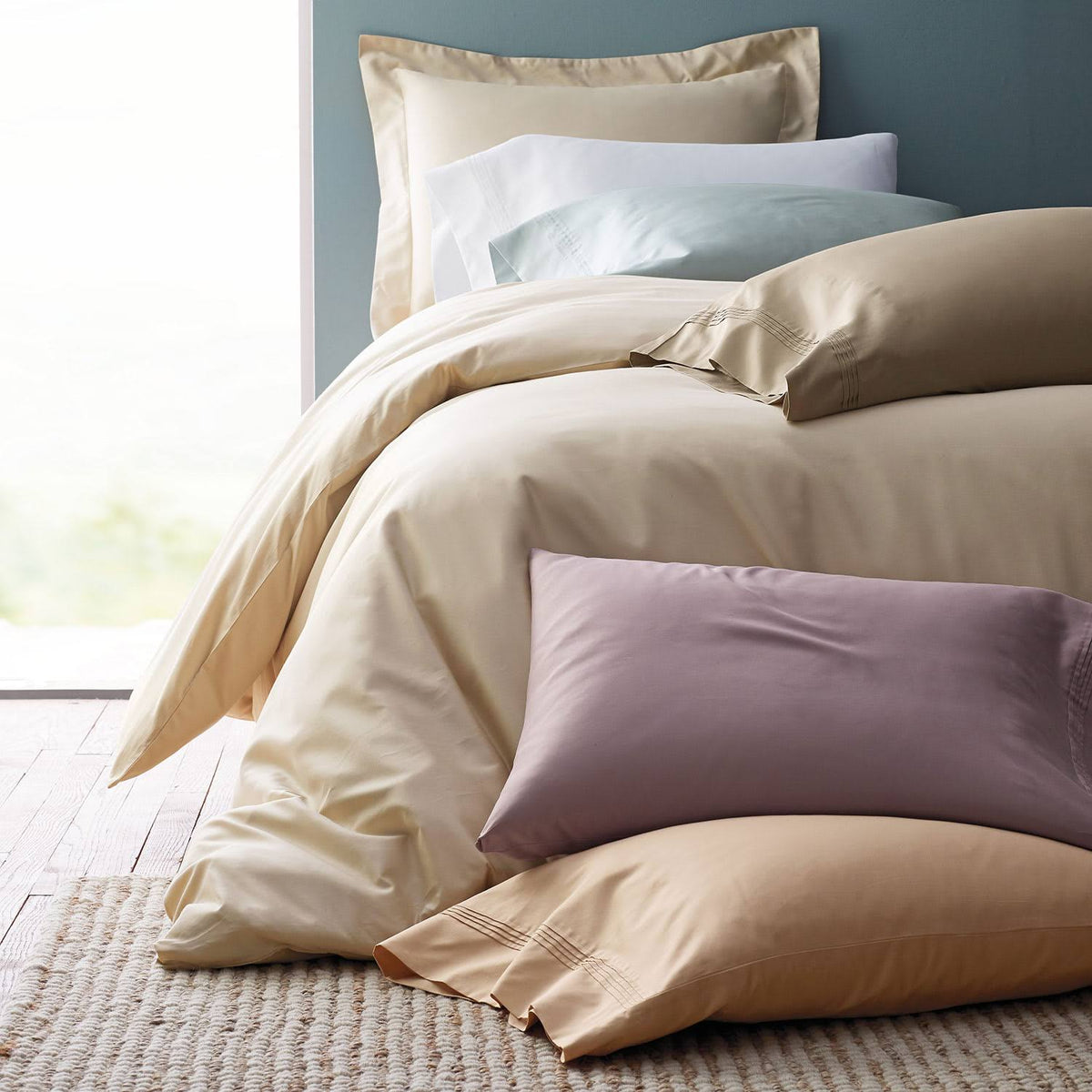 Queen Egyptian Cotton Sateen Duvet Cover D92349