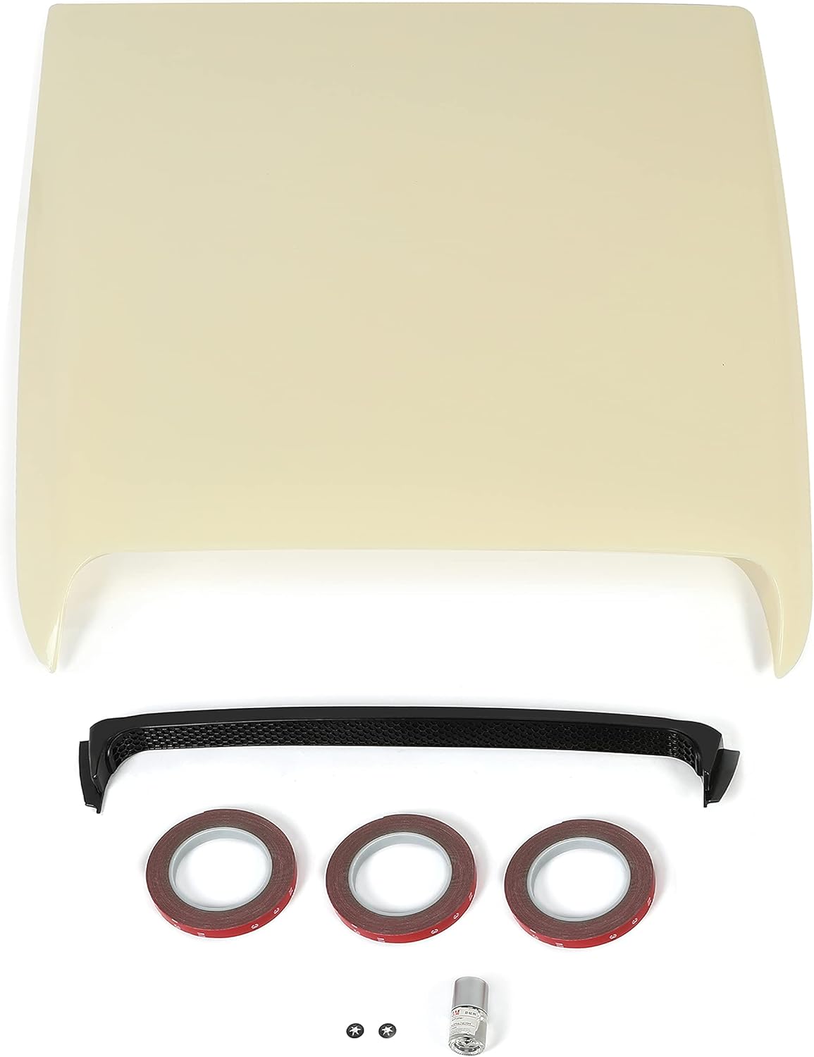 Unpainted White Front Upper Hood Scoop Kit K402
