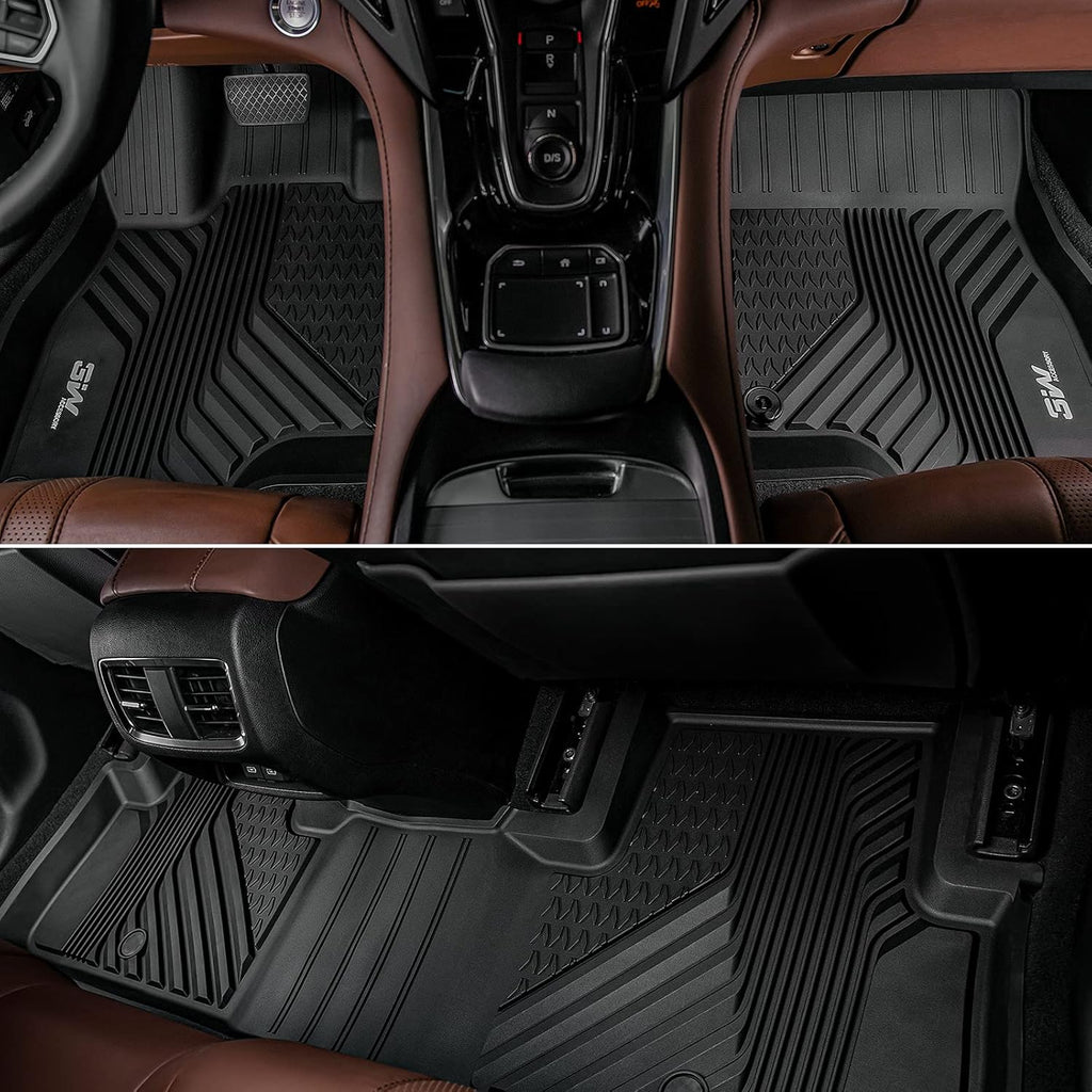 Black TPE All Weather Floor Mats Full Set B512901