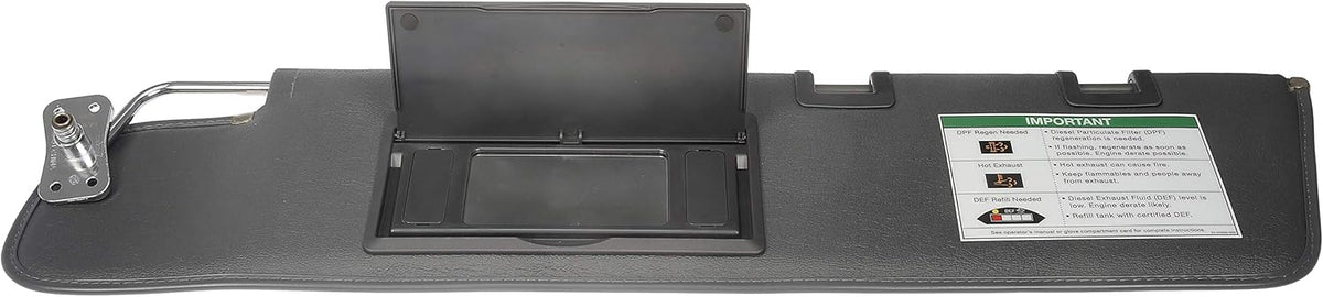 Gray Driver Side Sun Visor S37695