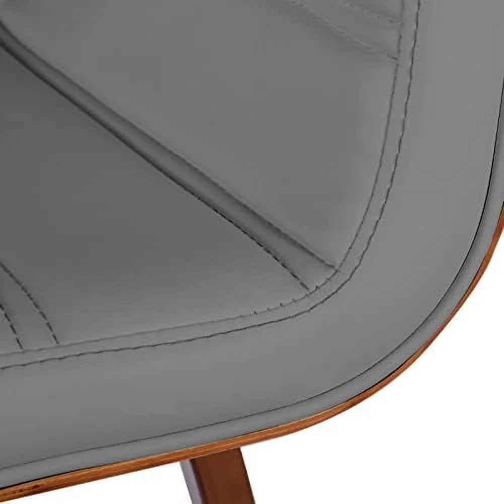 Swivel Stool with Back Set of 2 PU Leather Counter Height Stool L794
