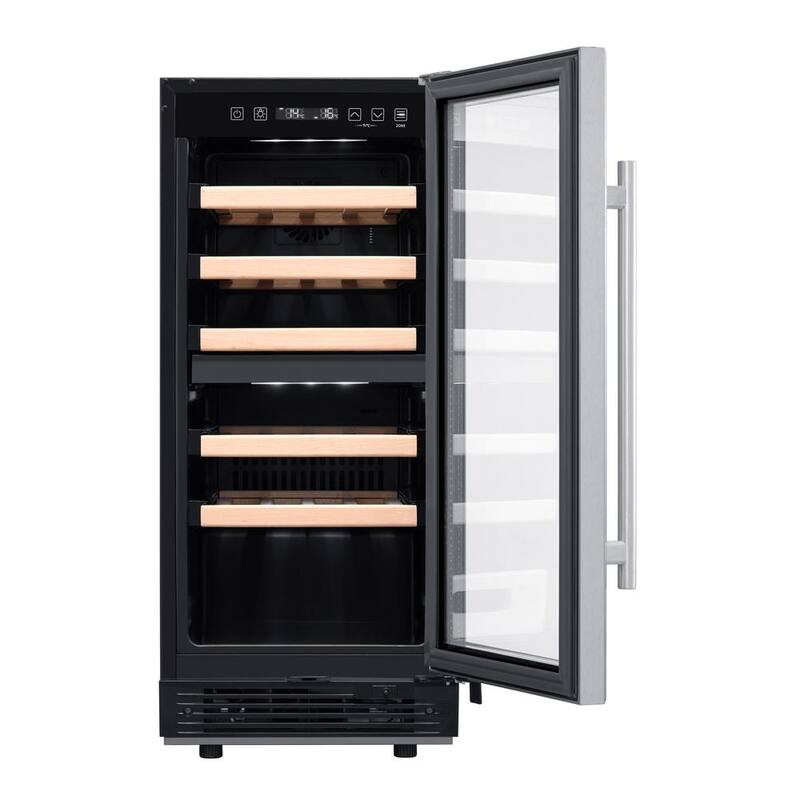 27-Bottle Dual Zone Stainless Steel Wine Cooler I160