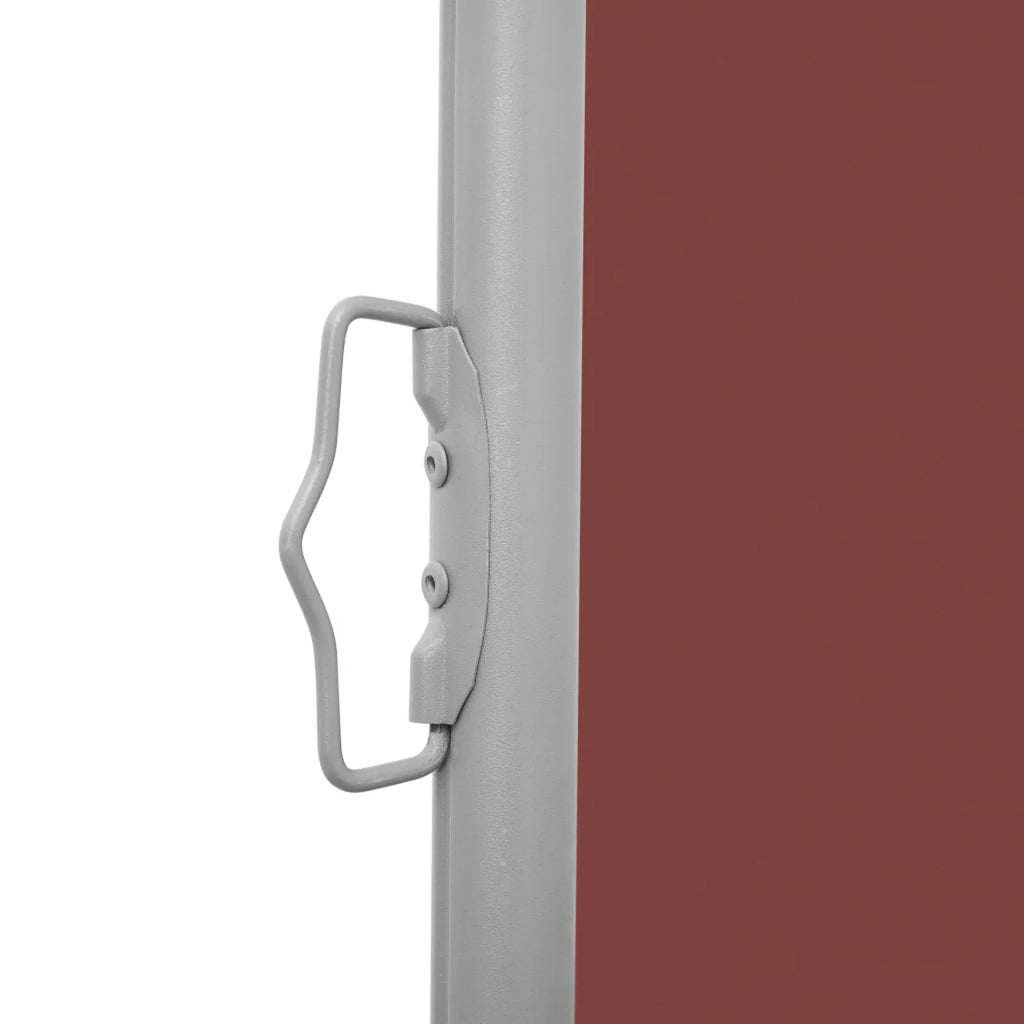 Retractable Side Awning Brown 55.1"x236.2" X619183