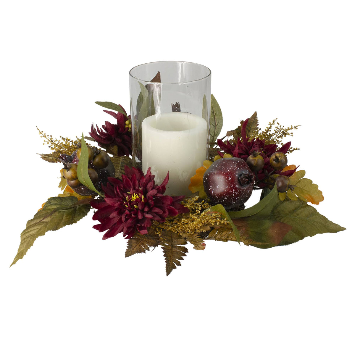 22x22 Fall Candle Holder Centerpiece G4326
