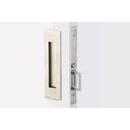 Narrow Modern Rectangular Tall Passage Pocket Door Pull Satin Nickel Sliding Door Hardware A74394