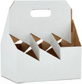White Six Pack Wine Bottle T7958