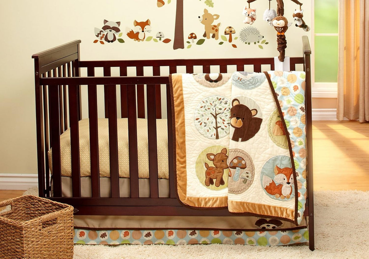 7-Piece Crib Bedding Set T22400