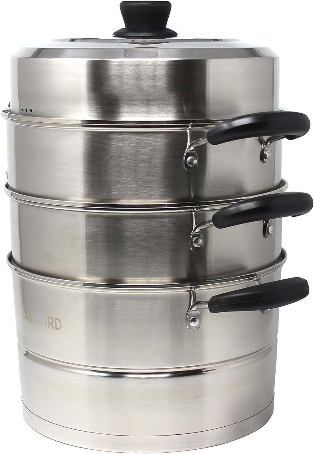 3 Tier Stainless Steel Steamer Set 28 CM J349026