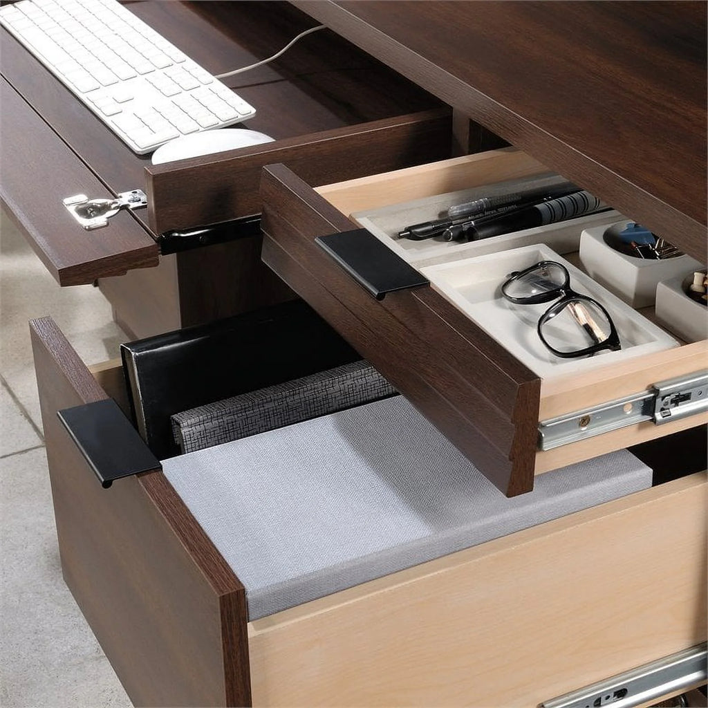 60" Engineered Wood Credenza Desk U59827
