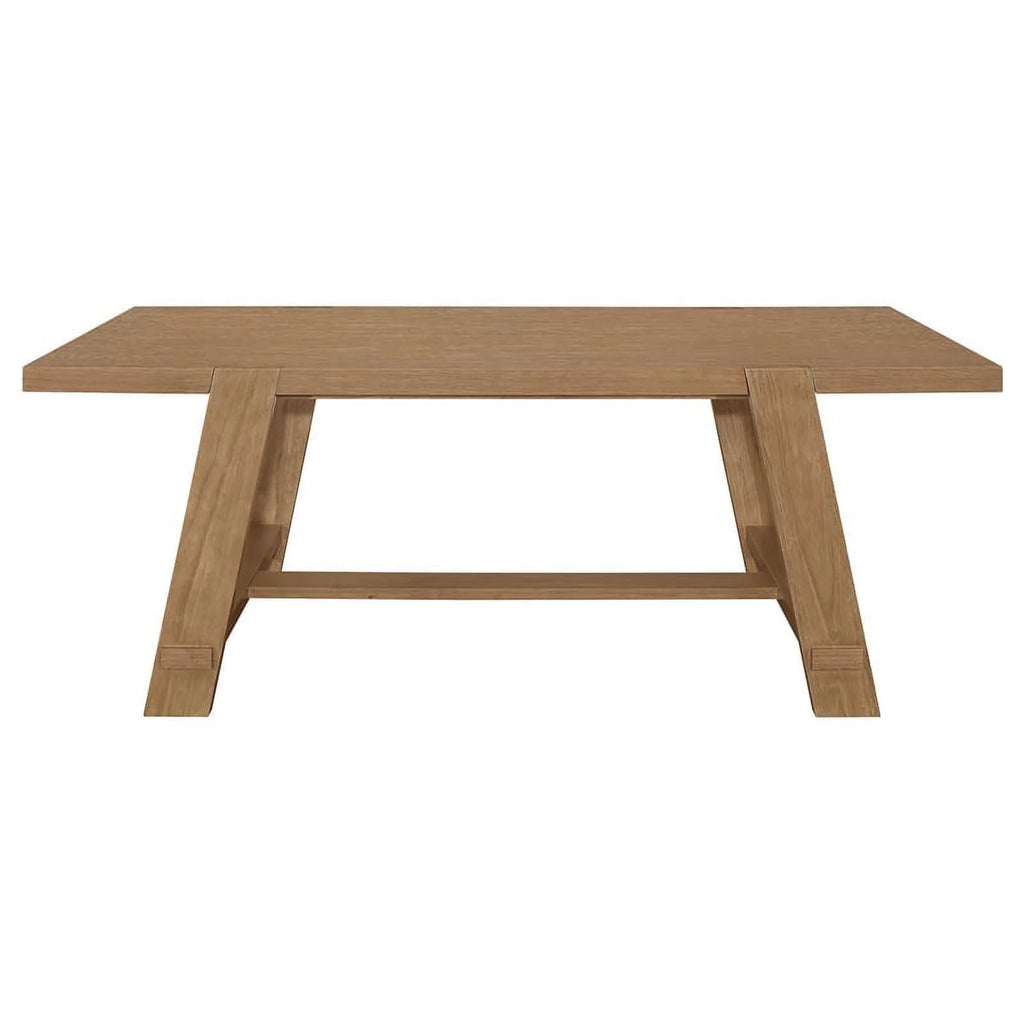 Brown 5-piece Wood Rectangular Dining Table Set X3480
