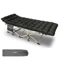 Folding Camping Cot with Mattress and Carry Bag F2890