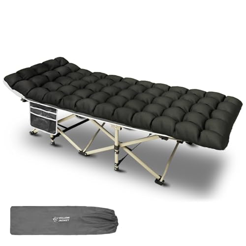 Folding Camping Cot with Mattress and Carry Bag F2890